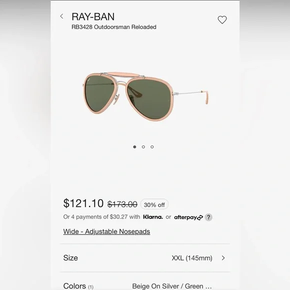 RAY BAN OUTDOORSMEN ROAD SPIRIT AVIATOR SUNGLASSES ? Ray-Ban | Accessories | Ray Ban Outdoorsmen Road Spirit  main image 3